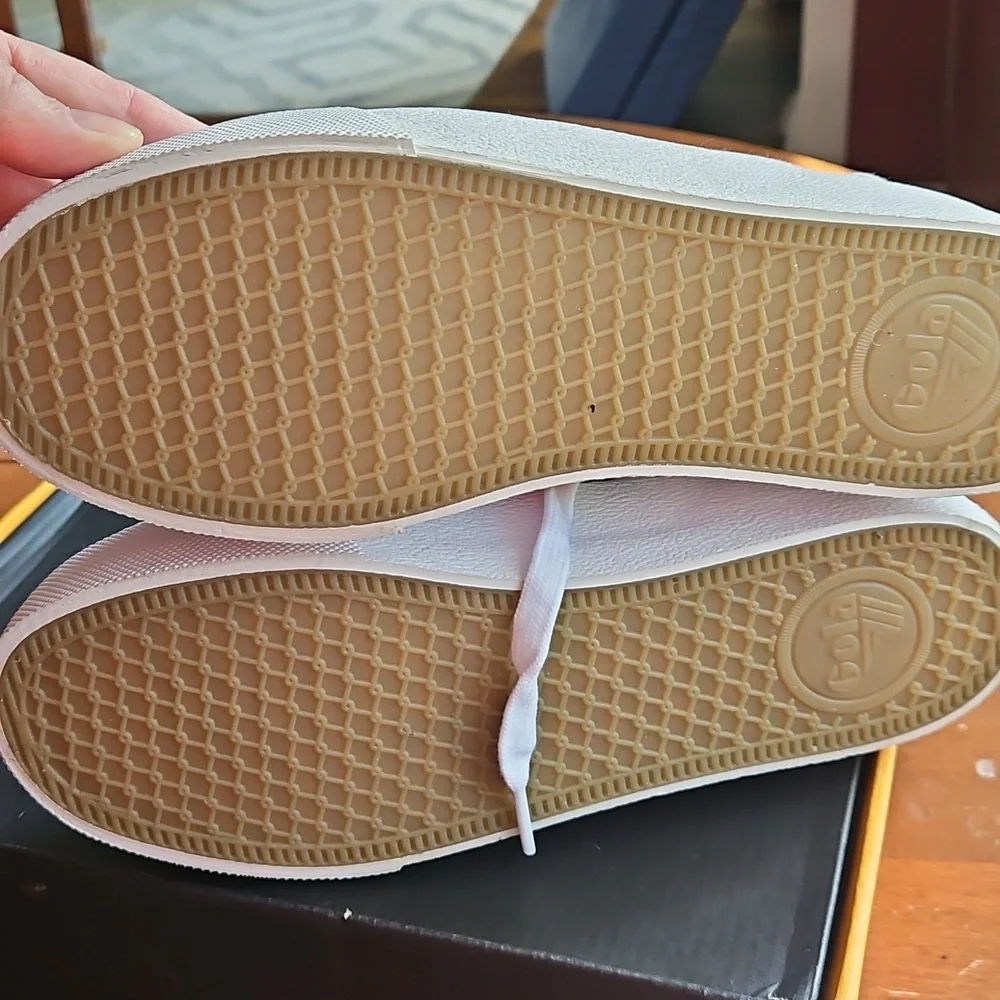 NIB Gola Women's Orchid Platform Sneakers with Rainbow Stripe 7 - Picture 5 of 9